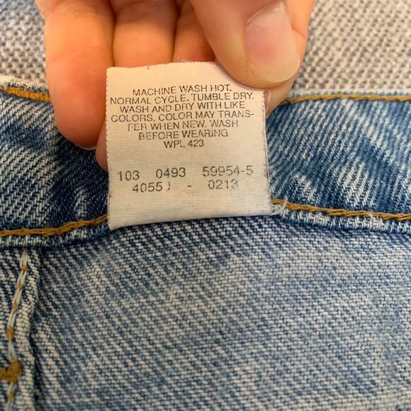 Vintage 90s Levi’s Orange Tab 550 Relaxed fit denim jeans - Picture 6 of 8